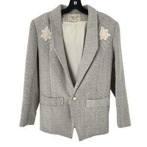 Vintage Susan Bristol XL 100% Shetland Wool Blazer Jacket – Textured Tweed‎